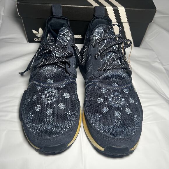 NWOB adidas NMD R1 Paisley x Neighborhood Paisley Navy GY4158 Men\'s Size 10 main image 8